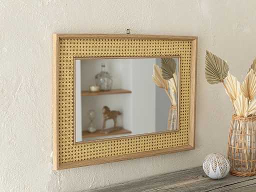 Rattan Mirror 50х70 cm
