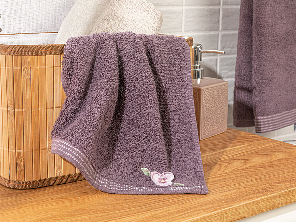Mauve Hand towel cotton 30х45 см