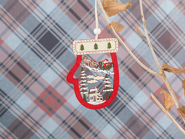 Happy Winter Hanging Accessory 6х7.8 cm