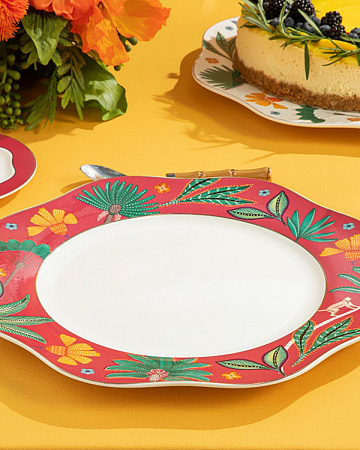 Exotic Leaves Serving plate 32 cm