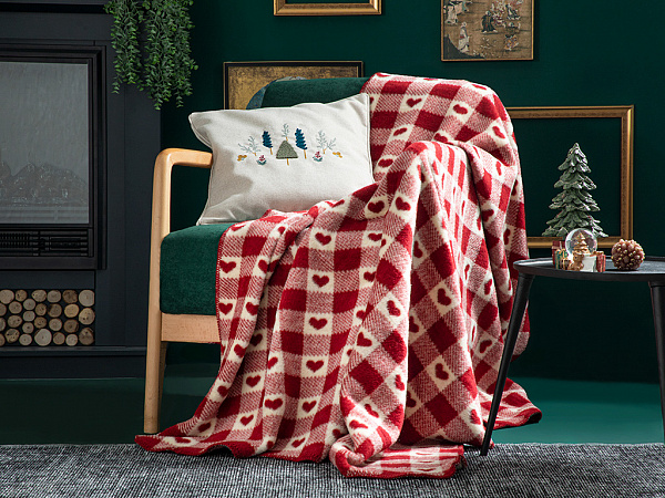 Heart Check Blanket 130х170 cm