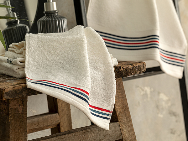 Striped Hand towel cotton 30х40 см