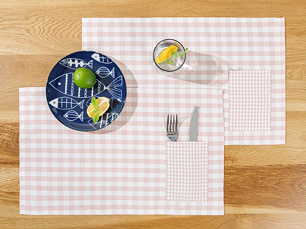 Gingham Set of napkins 30х50 cm 2 pcs