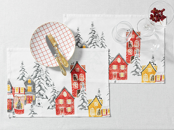 Winter Landscape Set of napkins 30х45 cm 2 pcs