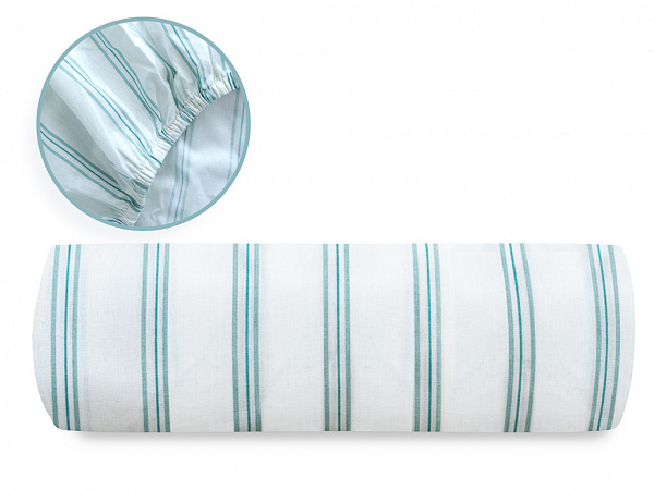 Summer Stripe Простирадло на резинці 140х200х25 см
