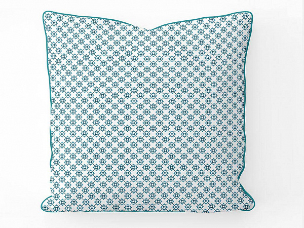 Marbled Blue Decorative pillow case 45x45 cm