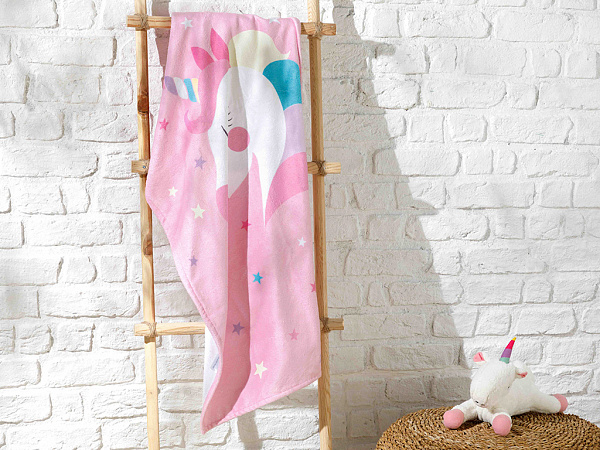 Unicorn Beach towel cotton 70х130 см