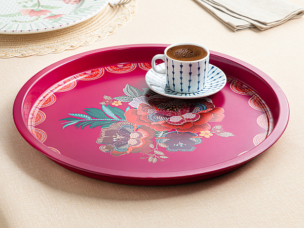 Boho Flowers Поднос 34 см