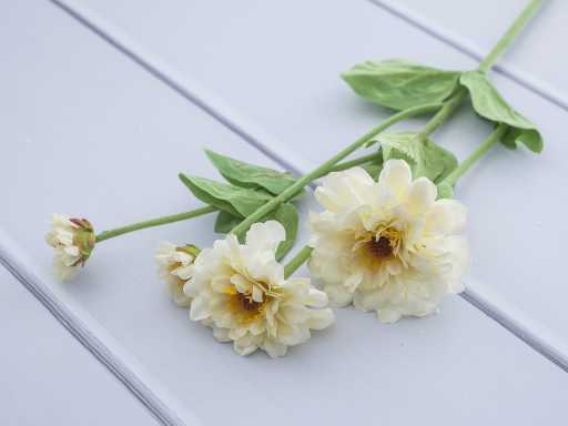 Zinnia Artificial flower 6.8x6.8x30.8 cm