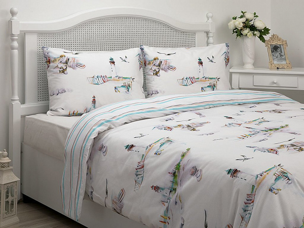 Lighthouse Beach Cotton Duvet Cover 160х220 cm
