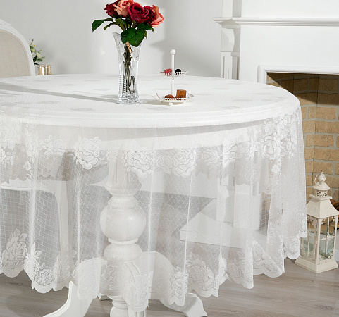 Rose Coquette Tablecloth 180x180 cm