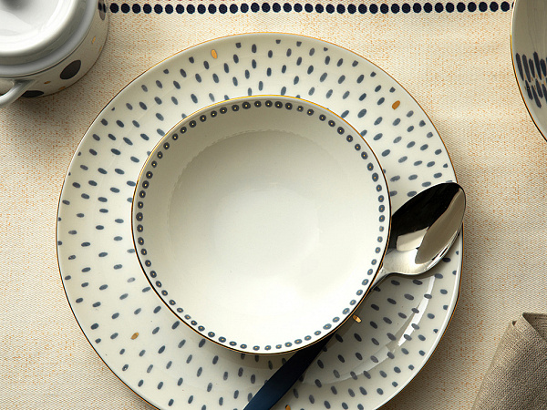 Navy Dots Глубокая тарелка 15 см