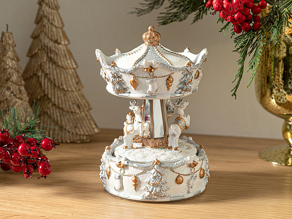 Carousel Horse Музыкальная шкатулка 12х12х16 см