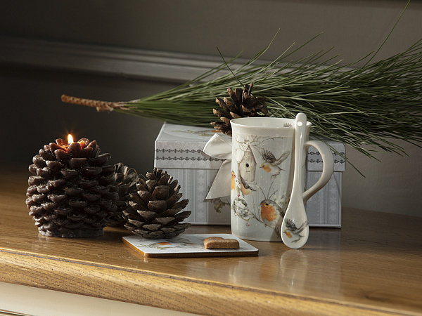 Bird Love Snow Gift Set 18x14x7.5 cm