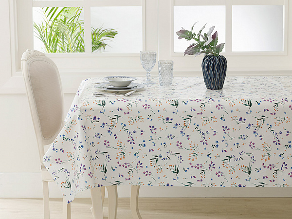 Flower Garden Tablecloth 200x140 cm
