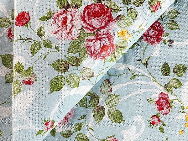 Flowers Серветки паперові 22 шт 33х33 см