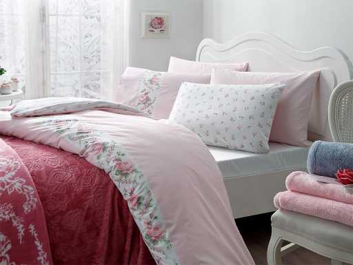Rose Coquette Пододеяльник из хлопка 160x220 см