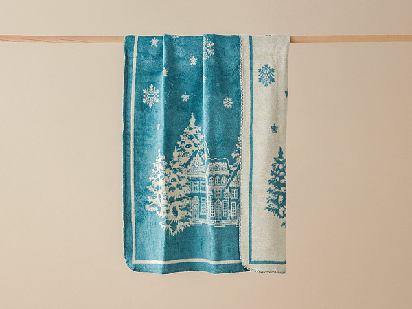 Snowy Village Blanket 130х170 cm