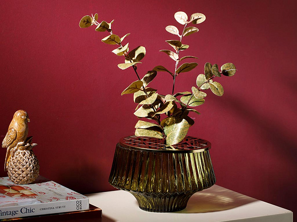 Bohemian Crystal Vase 17.5х17.5х11 см