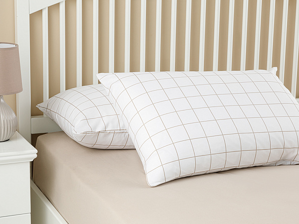 Plain Check Kombin Set of pillowcases 50x70 cm