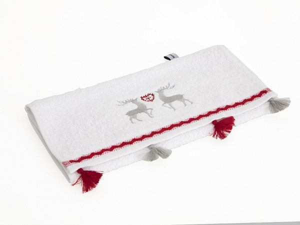 Happy Deers Полотенце для рук хлопковое 30х45 см