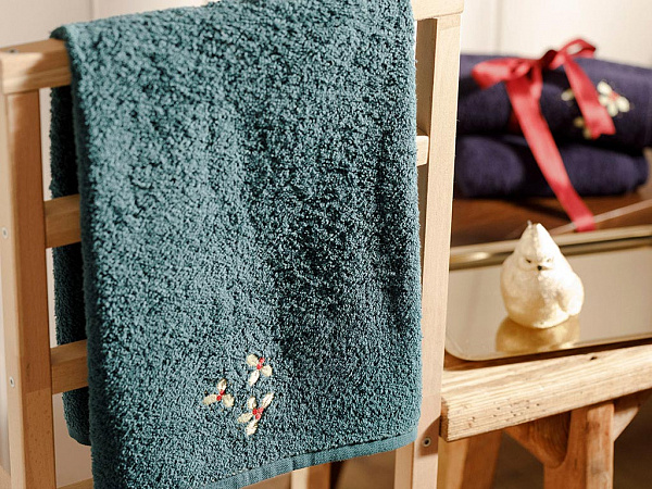 Poinsettia Face towel cotton 50х80 cm