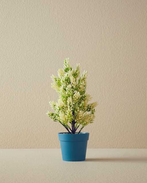 Leafy Artificial flower in a pot 13х13х14 cm