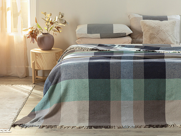 Madras Check Плед 200х220 см