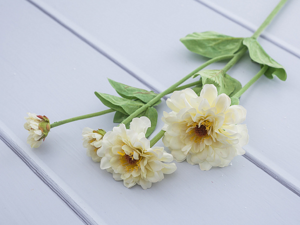 Zinnia Искусственный цветок 6.8x6.8x30.8 см