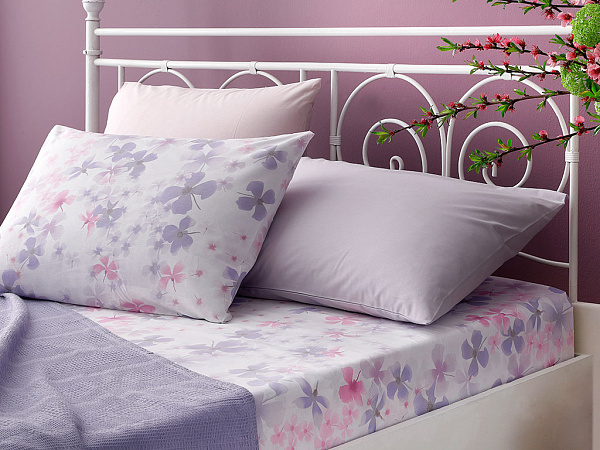 Violet Rhymes Простынь из хлопка 160х240 см