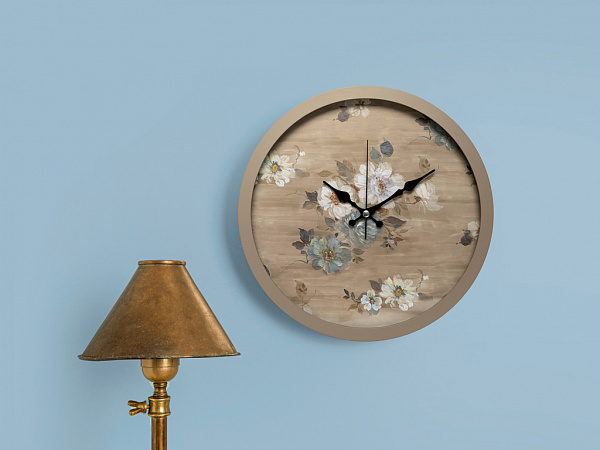 Rose Bright Clock 30 cm