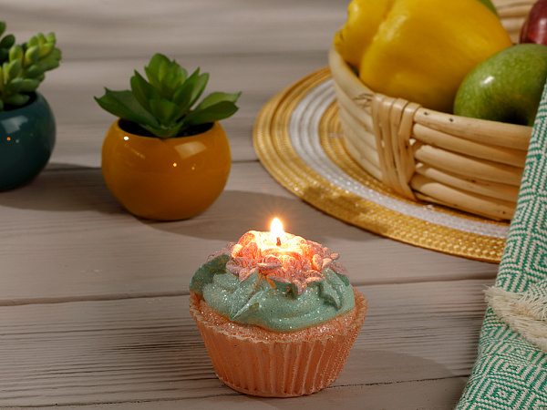 Cupcake Cafe Свічка 7х7х7 см