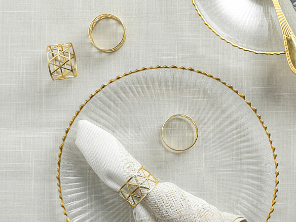 Gold Jewels Тримач серветки 4 см 4 шт