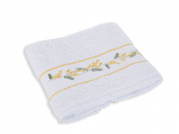 Mimosa Flowers Полотенце для лица хлопковое 50х80 см