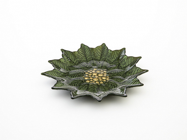 Poinsettia Plate for cake 24 cm