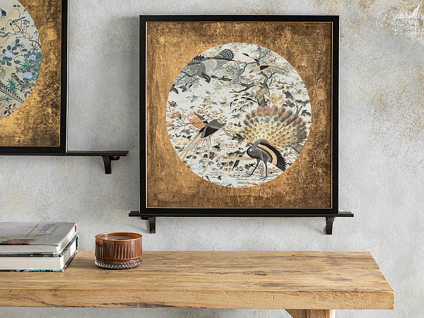 Peacock Garden Картина 40х40 см