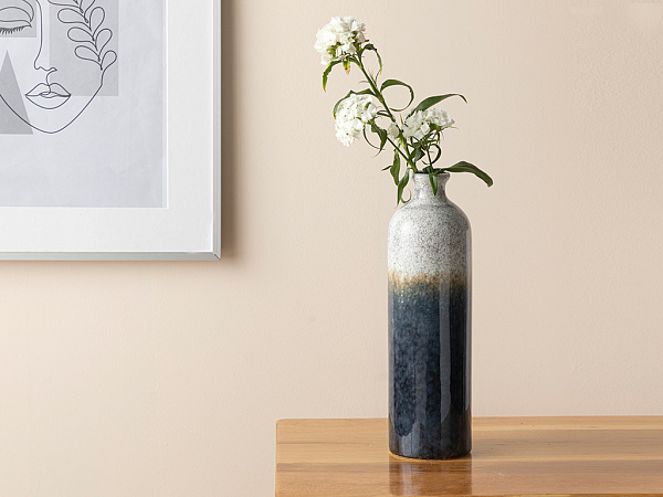 Ocean Blue Vase 7.7х7.7х23.5 cm