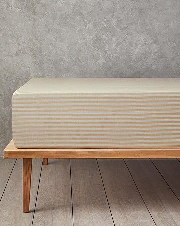 Classy Stripe Sheet with elastic 160x200 cm