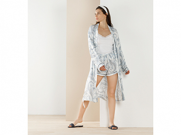 Sandy Beach Bathrobe L