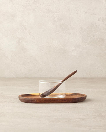 Wooden Тарелка для аперитива 20 см