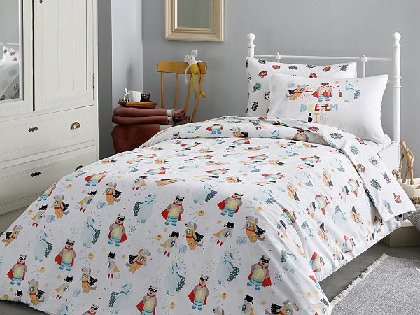 Super Animals Дитяча підковдра з бавовни 160х220 см