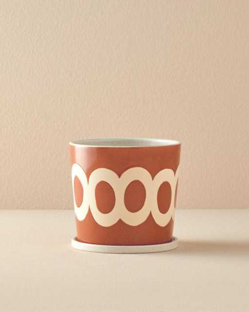 Circles Flower pot 16.8х16 cm