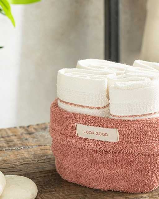 Quadro Hand towel cotton set 30х40 cm 4 pcs