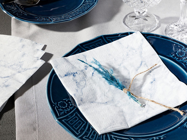 Marble Салфетки бумажные 33х33 см 20 шт