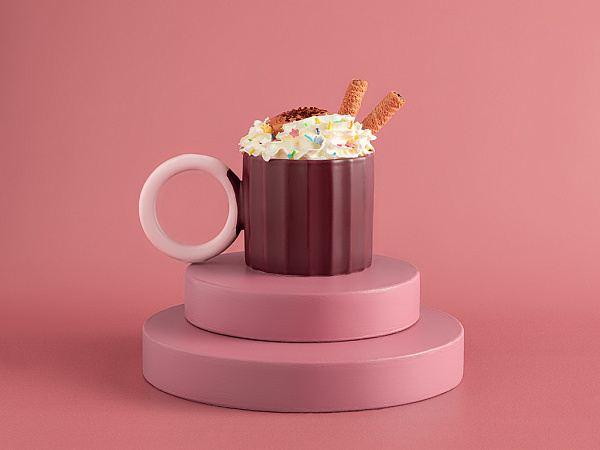 Angled A cup 260 ml