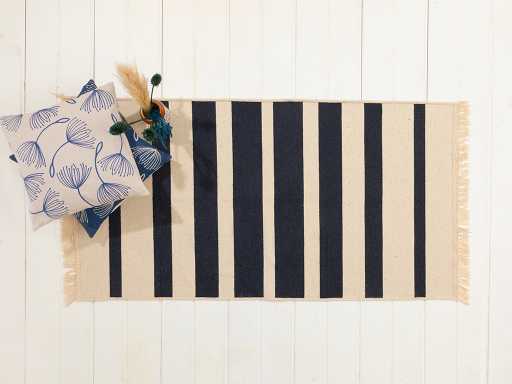 Stripes Хлопковый Ковер 80х150 см