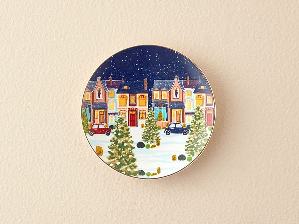 Cheerful Night Plate for cake 20 cm