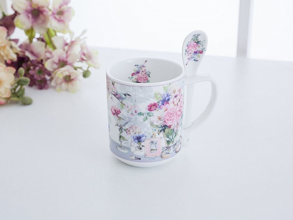 Perfume and Flower Кружка фарфор 12х9.7 см