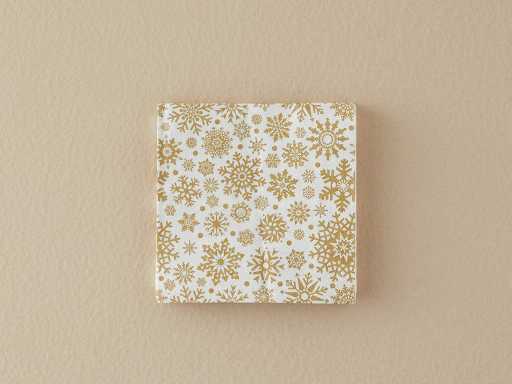 Christmas Snowflakes Салфетки бумажные 33х33 см 20 шт
