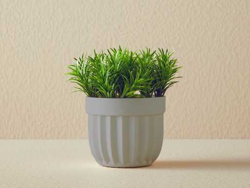 Leaves Artificial flower in a pot 13х13х13 cm